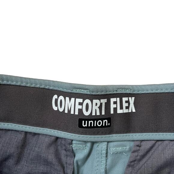 Union Comfort Flex Men’s Shorts Green Size 30 - Picture 3 of 5